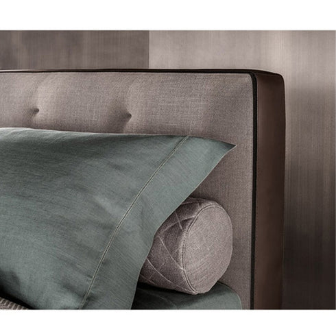 Aren Linen Fabric Modern Bed Frame